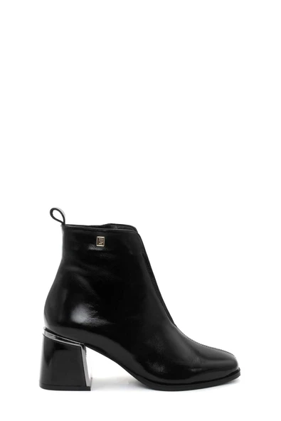 Hakiki Deri  Kadın Kalın Topuklu Bot 064SZA263 - Resim 6