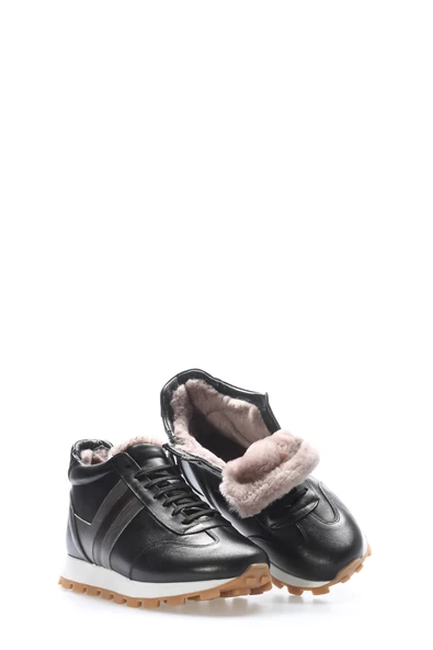 Hakiki Deri Kürklü  Erkek Klasik Bot 154KMA1710 - Resim 5