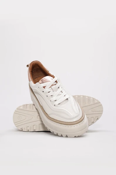 Hakiki Deri  Kadın Casual Ayakkabı 409ZA3104 - Resim 8