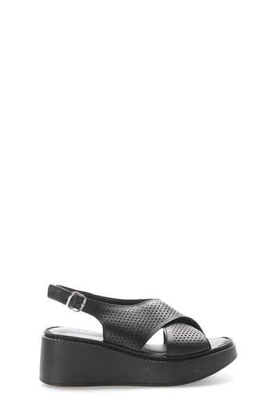 Hakiki Deri  Kadın Klasik Sandalet 621ZA864 ürün görseli 1