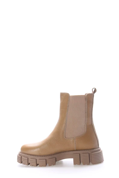 Hakiki Deri Kürklü  Kadın Klasik Bot 710KZA6007 - Resim 7