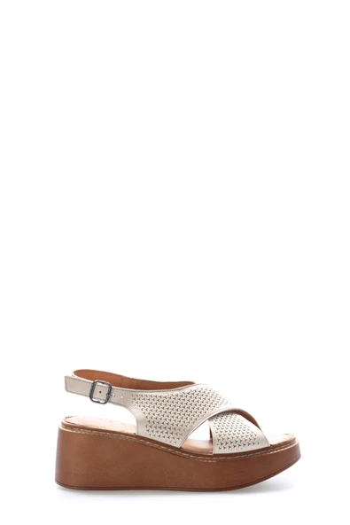 Hakiki Deri Kadın Klasik Sandalet 621ZA864 - 7