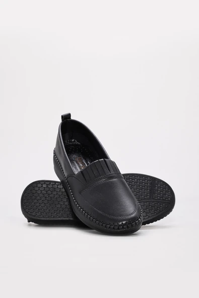 Hakiki Deri  Kadın Casual Ayakkabı 164ZA2010 - Resim 9