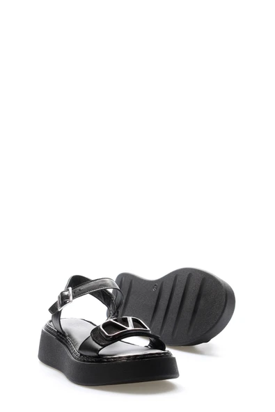 Hakiki Deri  Kadın Klasik Sandalet 621ZA1149 - Resim 8