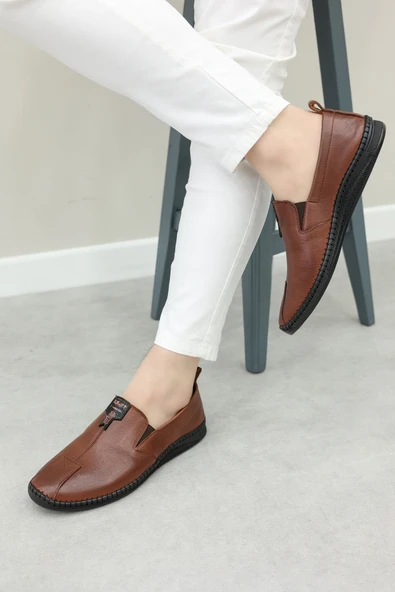 Hakiki Deri  Erkek Casual Ayakkabı 126MA308 - Resim 6