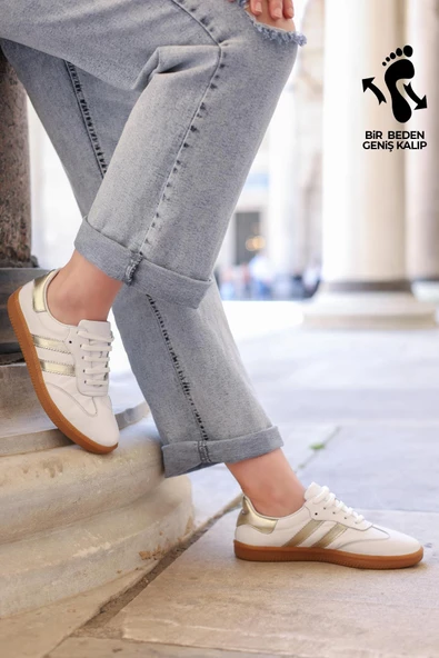 Hakiki Deri  Kadın Casual Ayakkabı 182ZA2324 - Resim 7