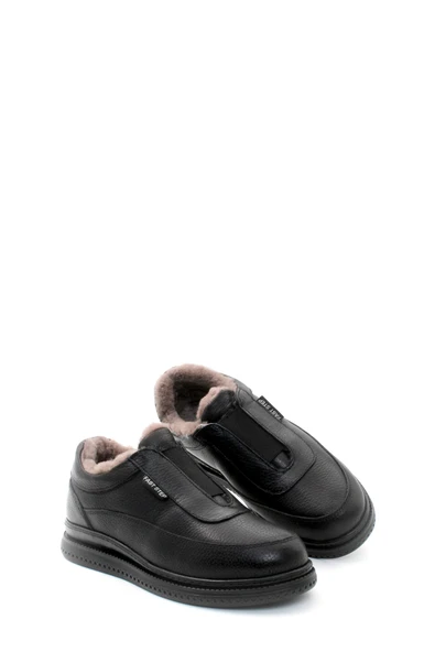 Hakiki Deri Kürklü  Kadın Casual Ayakkabı 583KZA7024 - Resim 4