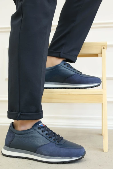 Hakiki Deri Ortopedik Erkek Casual Ayakkabı 815MA5505-1