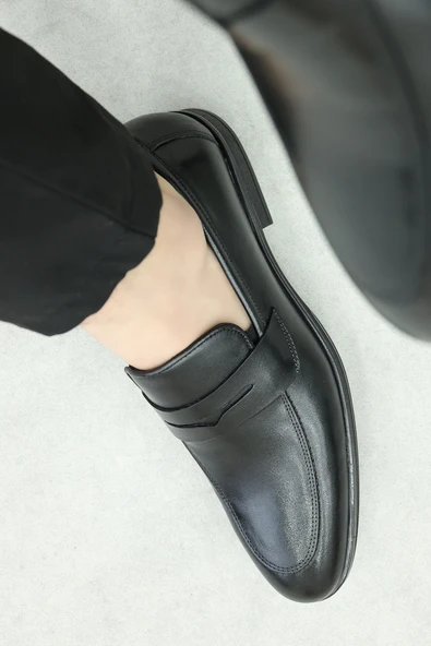 Hakiki Deri  Erkek Klasik Ayakkabı 195MA7000 - Resim 5