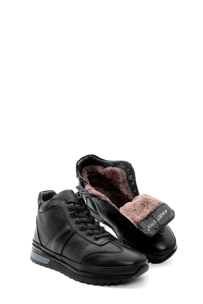 Hakiki Deri Kürklü  Erkek Spor Bot 722KMA306 - Resim 9