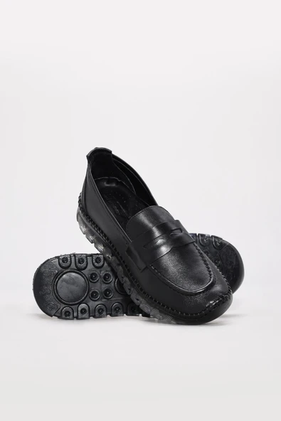 Hakiki Deri  Kadın Casual Ayakkabı 609ZA740 - Resim 10