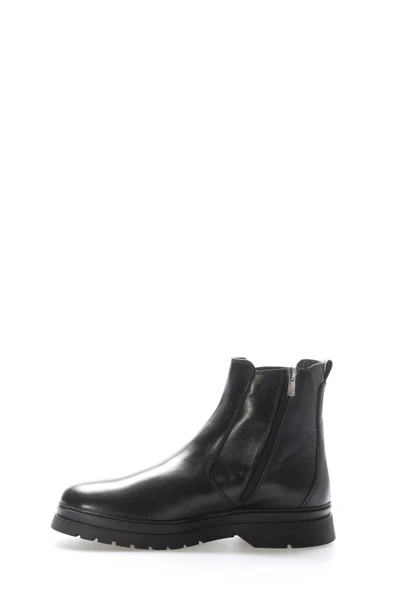 Hakiki Deri Kürklü  Erkek Klasik Bot 209KMA241 - Resim 2