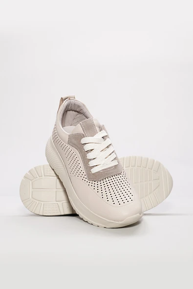 Hakiki Deri  Kadın Casual Ayakkabı 982ZA1010 - Resim 10