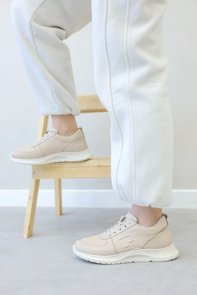 Hakiki Deri  Kadın Casual Ayakkabı 583ZA2502 - Resim 5