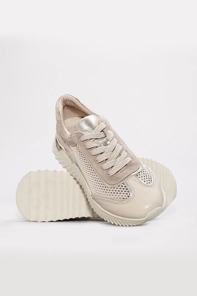 Hakiki Deri  Kadın Casual Ayakkabı 757ZA25076 - Resim 9