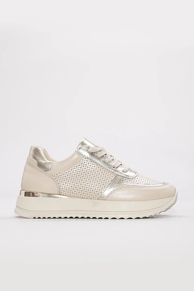 Hakiki Deri  Kadın Casual Ayakkabı 757ZA25082 - Resim 7