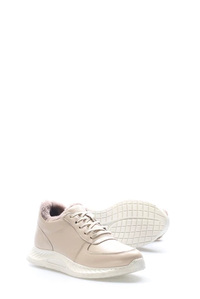 Hakiki Deri Kürklü  Kadın Casual Ayakkabı 583KZA2502 - Resim 3