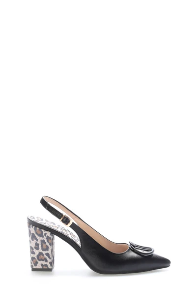 Hakiki Deri  Kadın Yüksek Topuk Ayakkabı 215ZA2741 - Resim 2