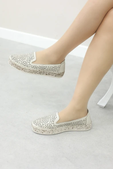 Hakiki Deri  Kadın Casual Ayakkabı 139ZA200-1 - Resim 7