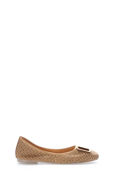 Hakiki Deri  Kadın Babet Ayakkabı 210ZA0002 - Resim 5