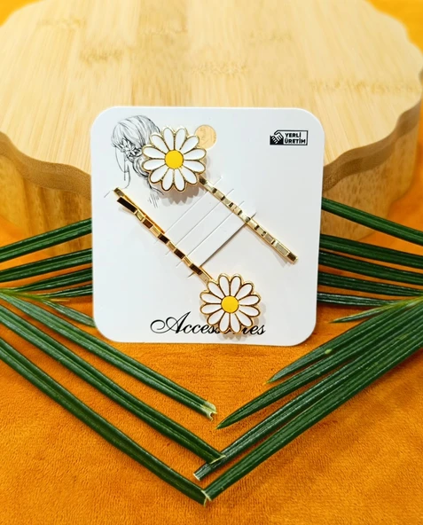 Monalisa Home Lüks Papatya Figürlü Tel Toka ürün görseli