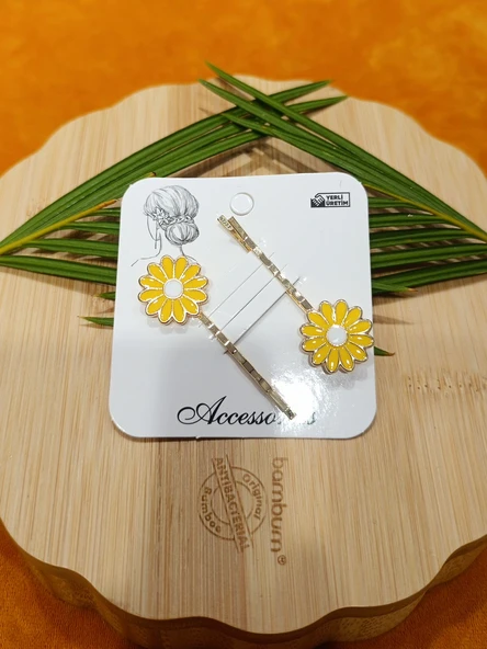 Monalisa Home Lüks Papatya Figürlü Tel Toka ürün görseli 1