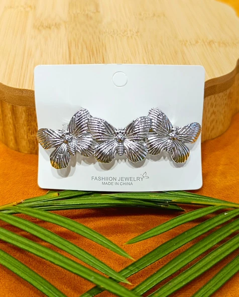 Monalisa Home Lüks Figürlü Gümüş Klips Toka ürün görseli