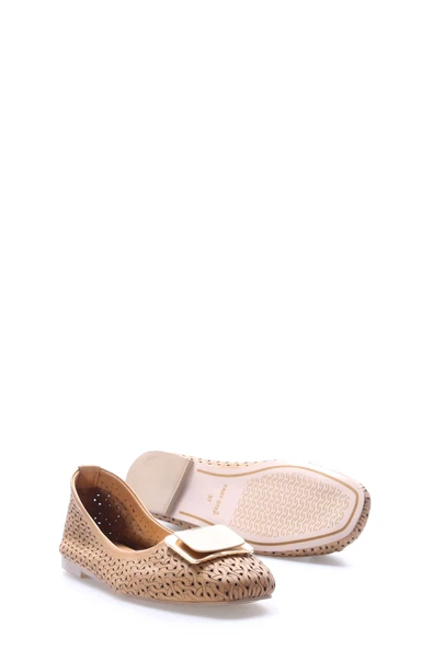 Hakiki Deri  Kadın Babet Ayakkabı 210ZA0002 - Resim 7