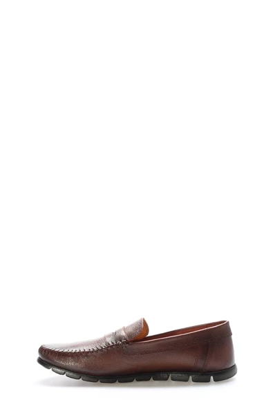 Hakiki Deri  Erkek Casual Ayakkabı 628MA20 - Resim 10