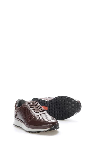 Hakiki Deri  Erkek Casual Ayakkabı 951MA6530TRM - Resim 7