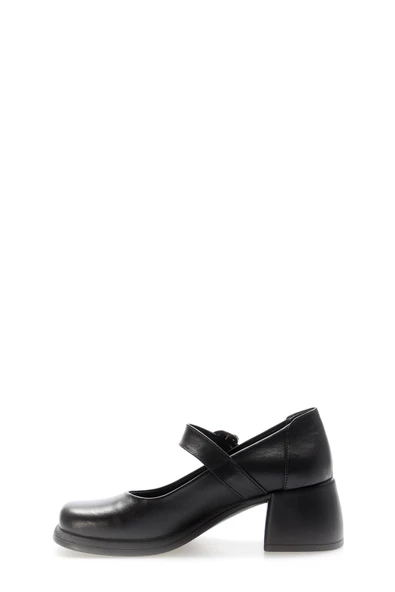 Hakiki Deri  Kadın Kalın Topuklu Ayakkabı 217ZA880-03 - Resim 3