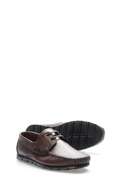 Hakiki Deri  Erkek Casual Ayakkabı 628MAF101 - Resim 7