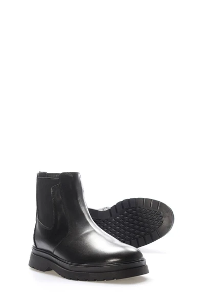 Hakiki Deri Kürklü  Erkek Klasik Bot 209KMA241 - Resim 3