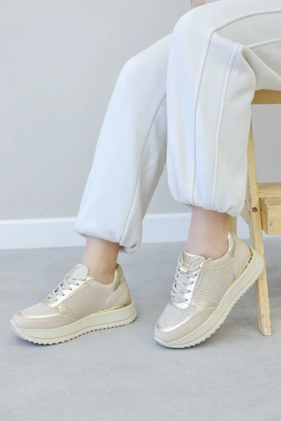 Hakiki Deri  Kadın Casual Ayakkabı 757ZA25082 - Resim 6