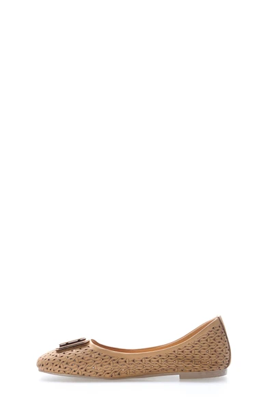 Hakiki Deri  Kadın Babet Ayakkabı 210ZA0002 - Resim 6