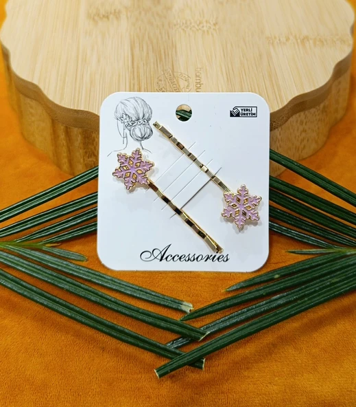 Monalisa Home Lüks Kar Tanesi Figürlü Tel Toka