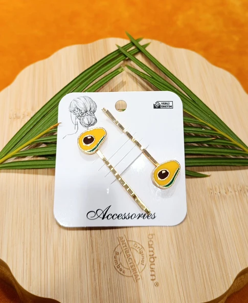 Monalisa Home Lüks Avakado Figürlü Tel Toka ürün görseli