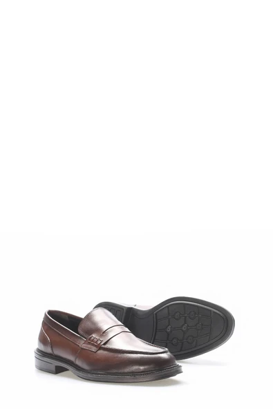 Hakiki Deri  Erkek Klasik Ayakkabı 819MA1000 - Resim 9