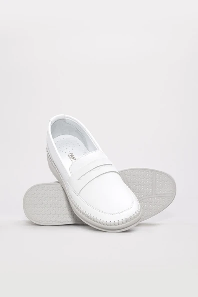 Hakiki Deri  Kadın Casual Ayakkabı 164ZA2019 - Resim 3