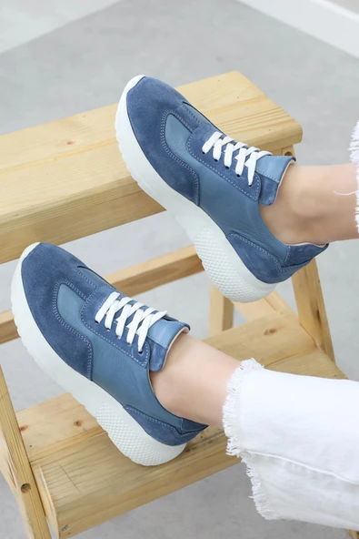 Hakiki Deri  Kadın Casual Ayakkabı 982ZA1050 - Resim 11