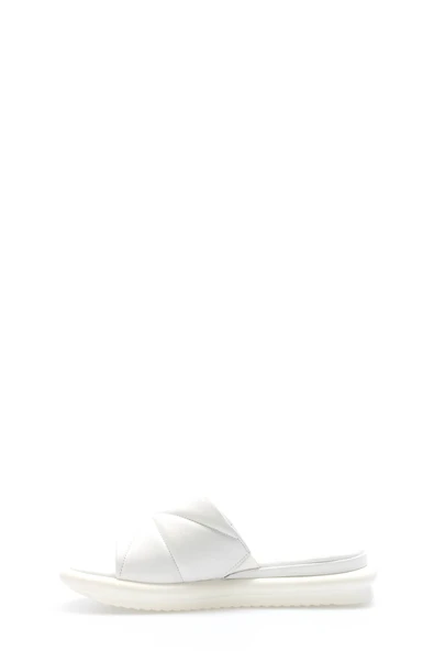 Hakiki Deri  Kadın Düz Terlik 227ZAOP04 - Resim 2