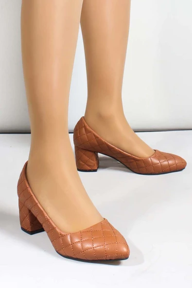 Kadın Kısa Topuklu Ayakkabı 961ZA550 - Resim 5