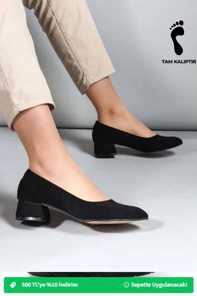 Kadın Kısa Topuklu Ayakkabı 961ZA558 - Resim 2