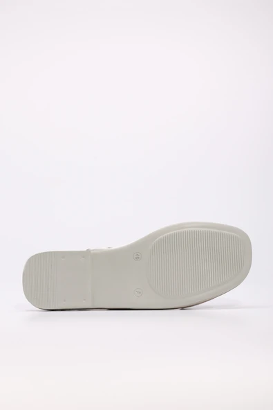 Hakiki Deri  Kadın Düz Terlik 227ZA16408 - Resim 5