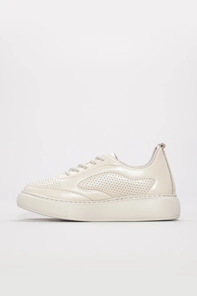 Hakiki Deri  Kadın Casual Ayakkabı 583ZA2506 - Resim 9