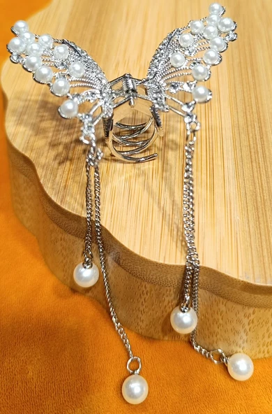 Monalisa Home Lüks Gösterişli  Parıltılı Metal Kıstırma  Toka