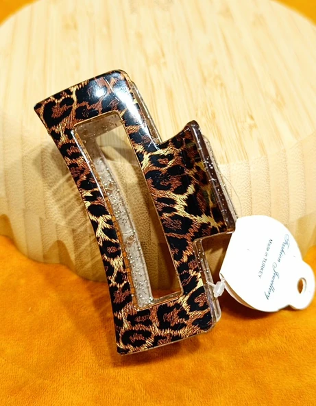 Monalisa Home Lüks Leopar Figürlü Kıstırma Toka ürün görseli