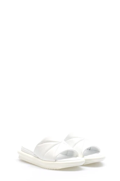 Hakiki Deri  Kadın Düz Terlik 227ZAOP04 - Resim 4