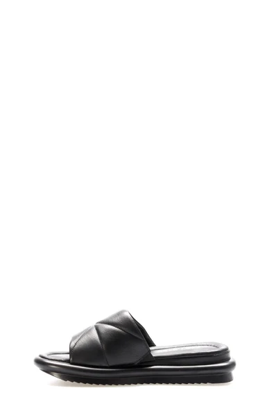 Hakiki Deri  Kadın Düz Terlik 227ZAOP04 - Resim 6