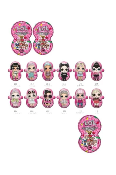 L.O.L SURPRISE Hacıyatmaz Bebek Figür Çeşitleri Ve Şekerleme 3 Adet - Resim 2